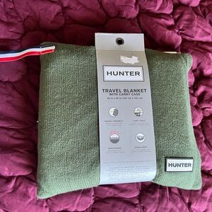 Hunter Forest Green Travel Blanket